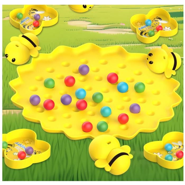 JEU DE SOCIETE Jeu magnétique d'abeilles pour table | Jouet éducatif interactif pour la maison