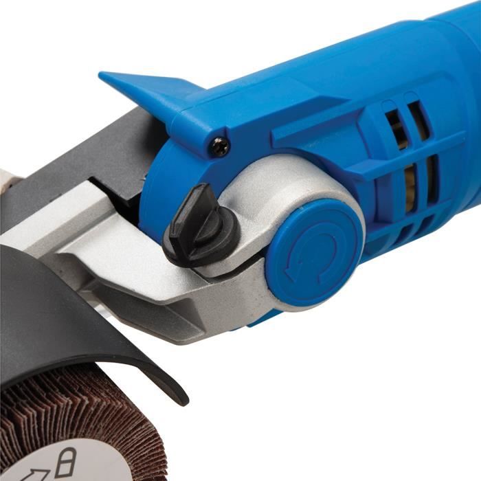 Silverline Ponceuse à Tambour 420W – Vitesse Variable, Bras Réglable 0-45°, Idéal Ponçage Précis