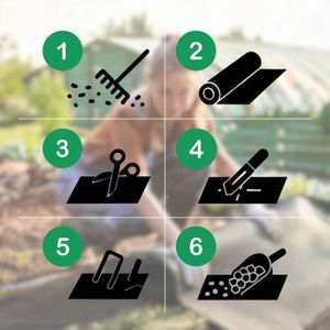 Paillage Tissé Vert Pour La Protection Des Plantations