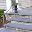 Rampe d/’escalier Acier inoxydable 3 Tiges 120 cm Rambarde Main Courante Balustrade