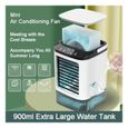Climatiseur Portable ventilateur double pulvérisation 3 vitesses muet refroidisseur d'air ventilateur électrique