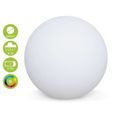 ALICE'S GARDEN Lampe extérieure LED - Forme : sphère - 16 couleurs - Diamètre : 60cm - Chargeur sans fil induction-0