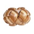 Casse-tête ovale en bambou Fridolin - Pour enfants à partir de 9 ans - Niveau de difficulté 4/5-0