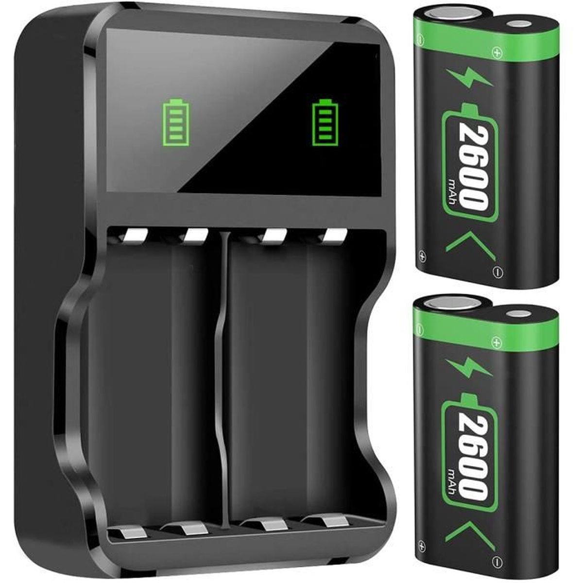 Xbox One Batterie,2 Battery packs avec chargeur câble Kits,pour