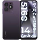 Smartphone - HOTWAV - Note 13 Max-Cadeaux Noël-Écran 6,8 Pouces-6+256Go-48MP Caméra-5160mAh - Android 14-Violet