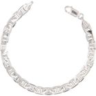 Bracelet - L'ATELIER D'AZUR - Argent Massif 925/000 - Maille Marine - Homme