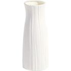 ROMOTE Accueil Vase en plastique nordique [Un blanc de taille moyenne]