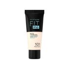 BRAND Maybelline New-York - Fond de teint Fluide Fit Me Matte & Poreless - Peaux normales à grasses - Teinte : 101 True Ivory - 30 ml
