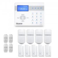 Alarme maison sans fil ICE-Bi 4 à 5 pièces mouvement + intrusion - Compatible Box / GSM
