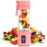 MTEvoTX Portable Blender,Blender Juicer Cup,Smoothies and Shakes Blender,Handheld Fruit Machine, (pink)