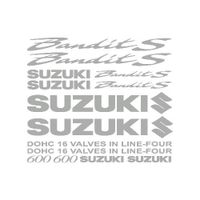 Stickers Suzuki 600 bandit S Ref: MOTO-115 Argent