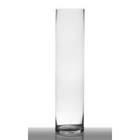 INNA-Glas Vase à Poser au Sol en Verre Sansa, Cylindre - Rond, Transparent, 80cm, Ø 19cm - Vase cylindrique - Vase Transparent