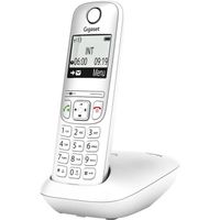 Téléphone fixe sans fil Gigaset A695 - Son haute définition - Répertoire 100 contacts - Blanc