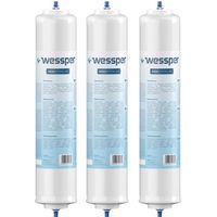 Lot de 3 filtres d'eau Wessper compatibles avec réfrigérateur Samsung DA29-10105J HAFEX/EXP
