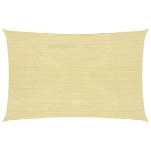 VOILE D'OMBRAGE Voile d ombrage 160 g/m² 4 x 5 m pehd beige