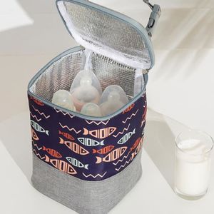 BIBERON  Atyao sac thermique pour biberon Sac isotherme pour biberon étanche portable pour lait maternel avec poignée pour voyage 3L