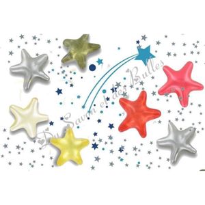 BAIN MOUSSANT - HUILE Perles de bain étoiles parfumées - Sans paraben - 10 unités