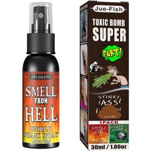 GNAUMORE Spray Puant Odeur,Puant Farce Fart Sprays,Liquide Pet Puant  Farce,Fart Prank Ass Spray,Joke Spray Liquid Fart,Spray