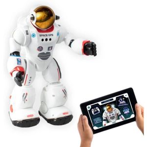 Robot de Projection avec Yeux LED et Musique - Jouet Interactif pour