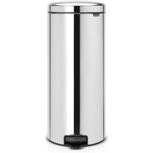 Blanc 211447 2 x 30L avec 2 seaux int/érieurs Brabantia Poubelle /à p/édale Bo