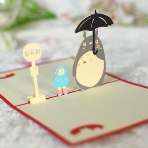 FAIRE-PART - INVITATION Carte de Vœux 3D Apparaitre Mon Voisin Totoro Cart