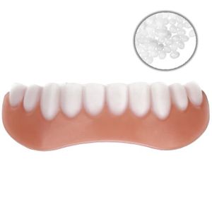 KIT PRODUITS DENTAIRES Couleur blanche Fausses dents en Silicone , placag