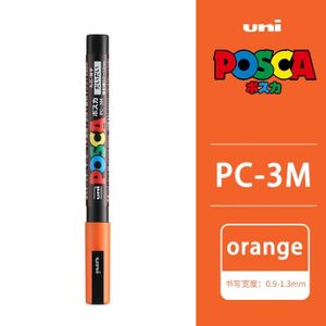 MARQUEUR orange - 1 Pcs UNI POSCA Marqueurs PC 3M POP Affic