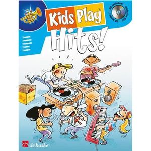 PARTITION Kids Play Hits!, de Michiel Oldenkamp - Recueil + CD pour Trompette, Cornet ou Bugle en International (multi-langues)