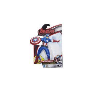 FIGURINE - PERSONNAGE Figurine Captain America Attaque Du Bouclier - Avengers - HASBRO - 16cm