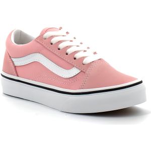 BASKET Basket Vans Old Skool Kids - Rose - Lacets - Cuir/