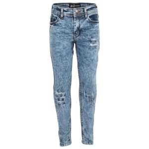 LEGGING Enfants Filles Extensible Denim Jeans Déchiré Déla