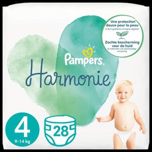 COUCHE Pampers Harmonie T4 9-14kg 28 couches
