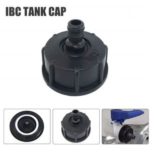 Maso S60X6 Adaptateur de r/éservoir de vidange IBC pour robinet de jardin en laiton avec raccord de tuyau 12,7 mm