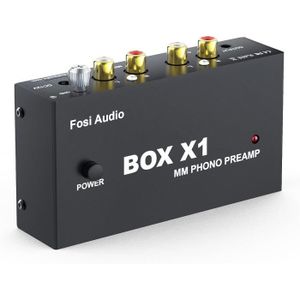 PLATINE VINYLE Fosi Audio Box X1 Préamplificateur Phono pour Tour