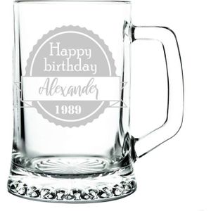 Verre à bière - Cidre National Engraver Chope de biere - personnalisatio