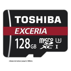 CARTE MÉMOIRE Carte mémoire micro SDXC Toshiba M302 128Go EXCERI