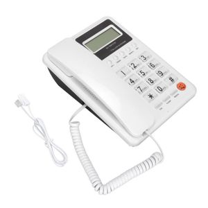PIÈCE TÉLÉPHONE KXT8001CID Téléphone filaire Classique FSK DTMF Té