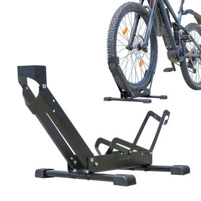 Support Vélo Pliable ROCKBROS – Acier Carbone, Pour Roues 24″ à 700C, Bipode Ou Monopode, Anti-rayures