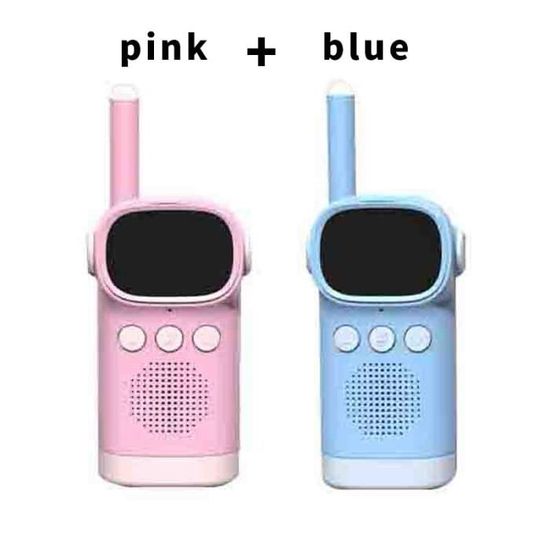 Talkies-walkies Montre Pour Enfants – Longue Portée 1500 M, Appel Un Bouton, Batterie Longue Durée, Cadeau Filles 3-5 Ans