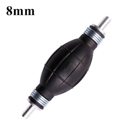 Poire D'amorçage Carburant 8mm - Pompe à Main Pour Diesel, Essence, Eau | Pour Voiture, Bateau, Jardin