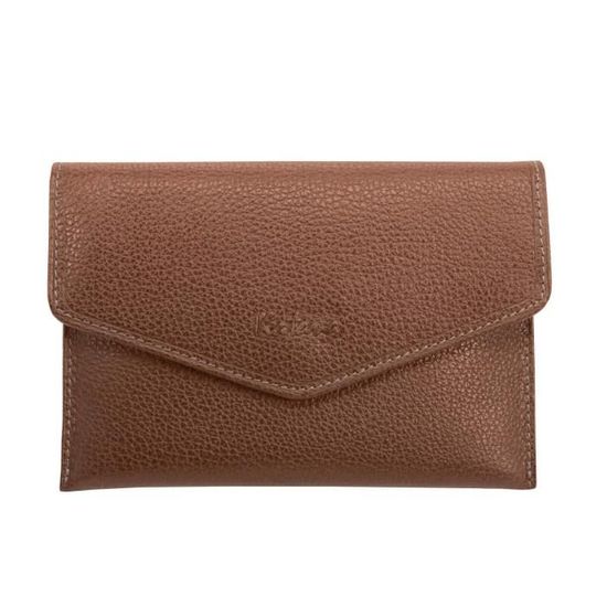 Pochette Cuir Pour Carte Grise KATANA - 15,5x11 Cm, 3 Poches Intérieures, Inclut Pochettes Plastique