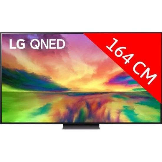 TV QNED 4K 164 cm LG QNED 65QNED81 - Smart TV - HDR - Processeur A7 AI 4K Gen 6