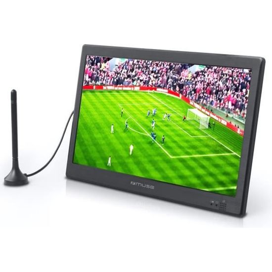 TV portable MUSE 10.1'' M-335 TV - DVB-T - Noir - TV LCD - 1080p (Full HD) - Compatible HDR