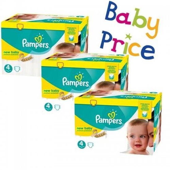 960 Couches Pampers New Baby Premium Protection taille 4