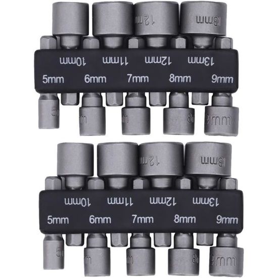 KATSU 1/2" Jeu De Douilles Profondes Impact 35 Pièces, Clé