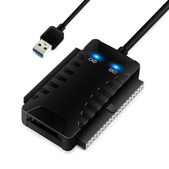 Adaptateur IDE/SATA Vers USB Alxum - 3.0 5Gbps | Pour HDD/SSD 2.5/3.5" & CD/DVD