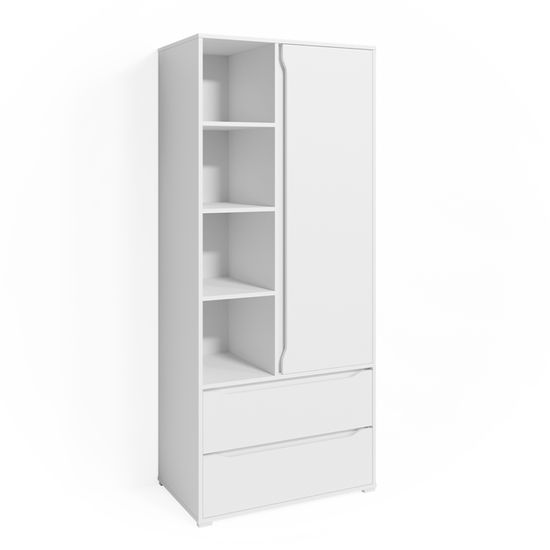 Armoire 2 portes coulissantes Hayato chambre à coucher Chene riviera L