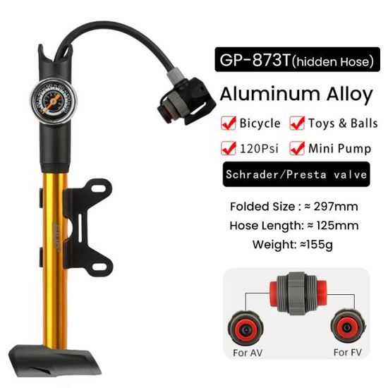 Mini Pompe électrique Pour Vélo 130 PSI - Écran LED Numérique, Ultra-portable, Gonfleur Rapide Pour Vélos De Route Et VTT