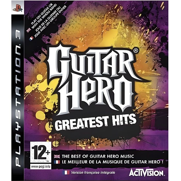 GUITAR HERO GREATEST HITS / JEU CONSOLE PS3 Cdiscount Jeux vidéo