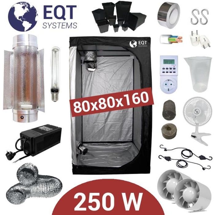 Pack Box 250W Cooltube 80x80 - Black Box 2 + Supacrop